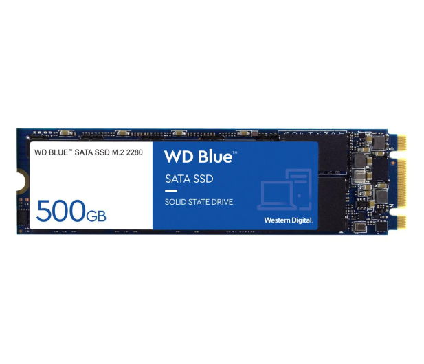 Sandisk 500GB M.2 SATA SSD Blue - 380307 - zdjęcie